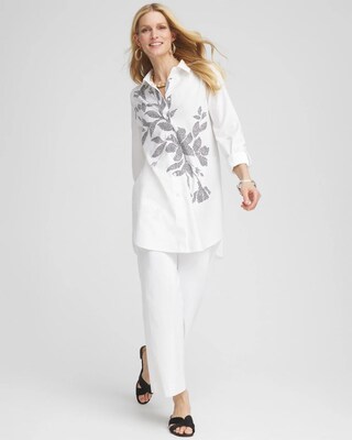 No Iron™ Floral Buttonback Tunic | Chico's